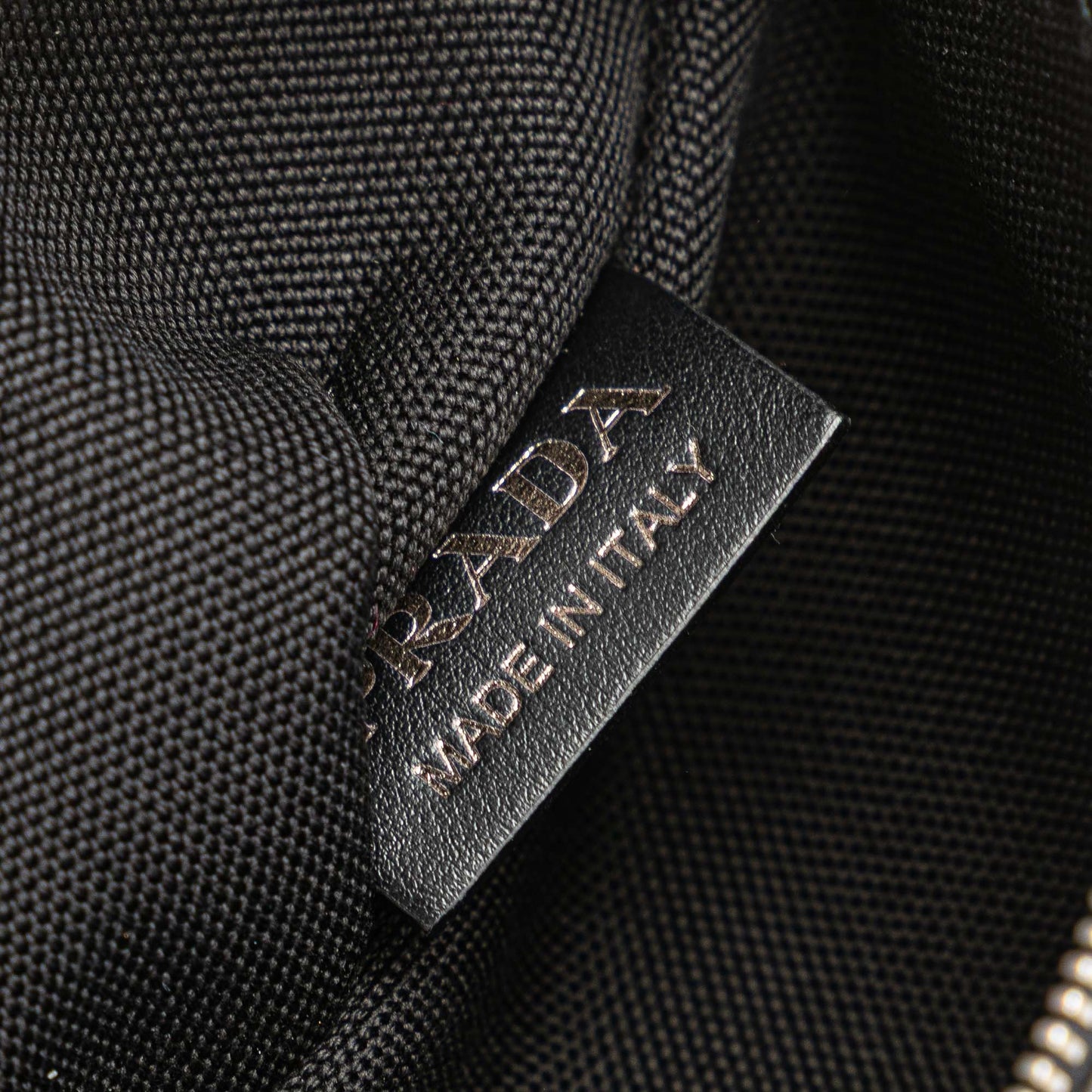 Prada Canvas Canapa Clutch