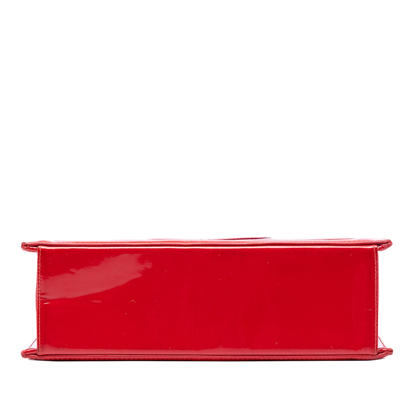 Chanel CC Patent Chain Top Handle Flap
