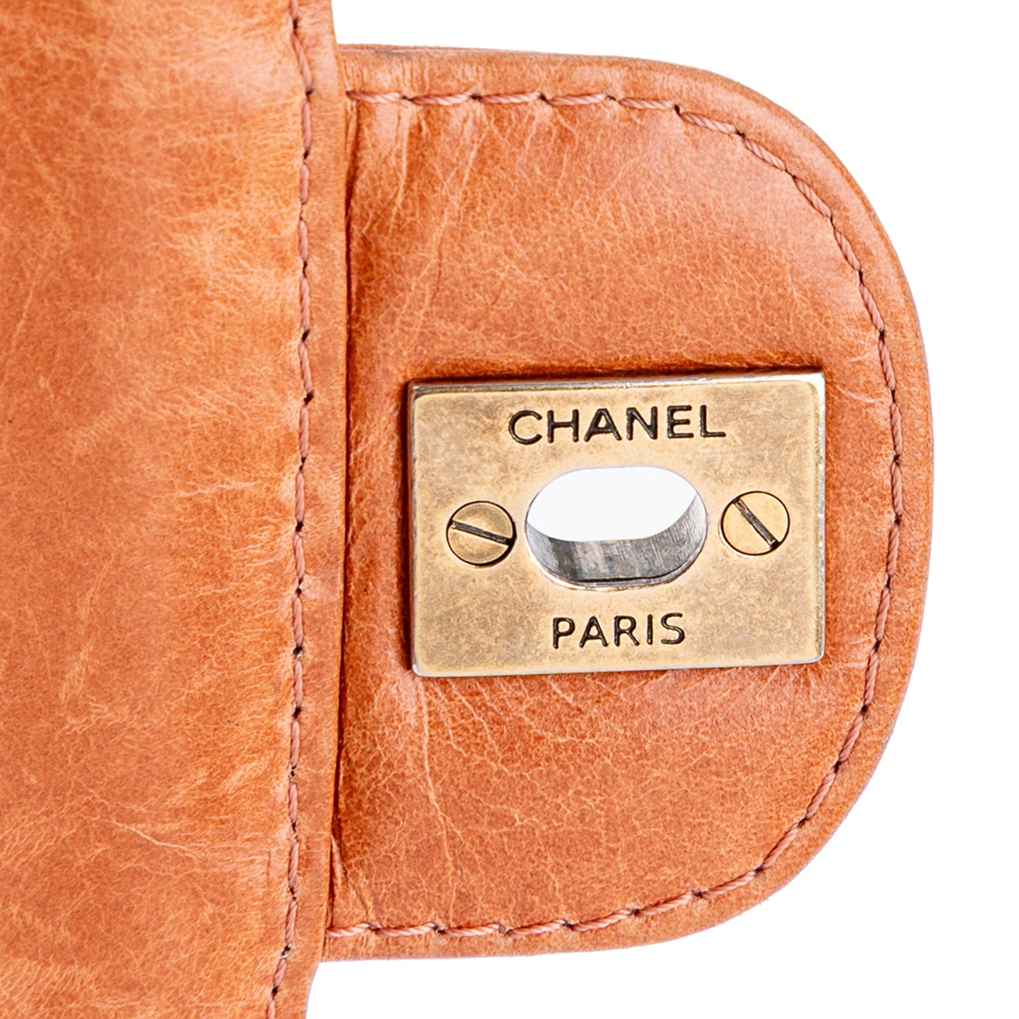 Chanel Medium Aged Calfskin Bubble CC Flap