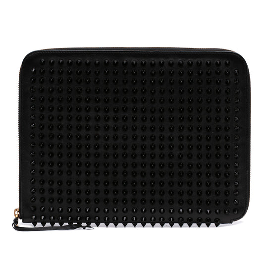Christian Louboutin Calfskin Spike Ipad Case