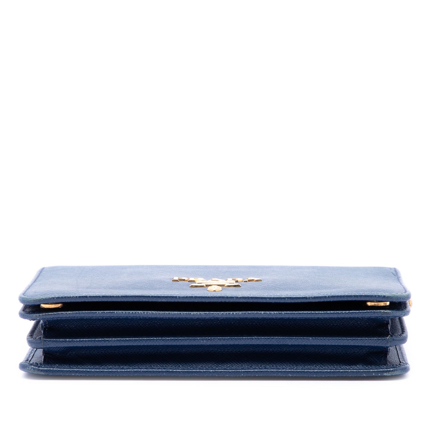 Prada Saffiano Lux Wallet on Chain