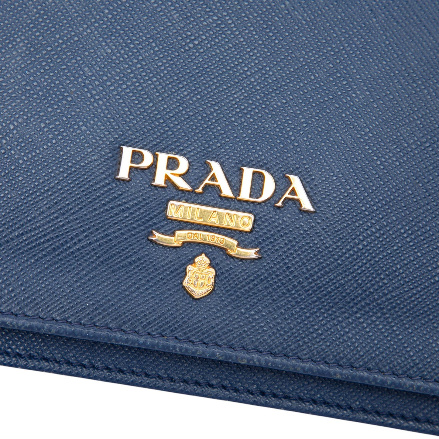 Prada Saffiano Lux Wallet on Chain
