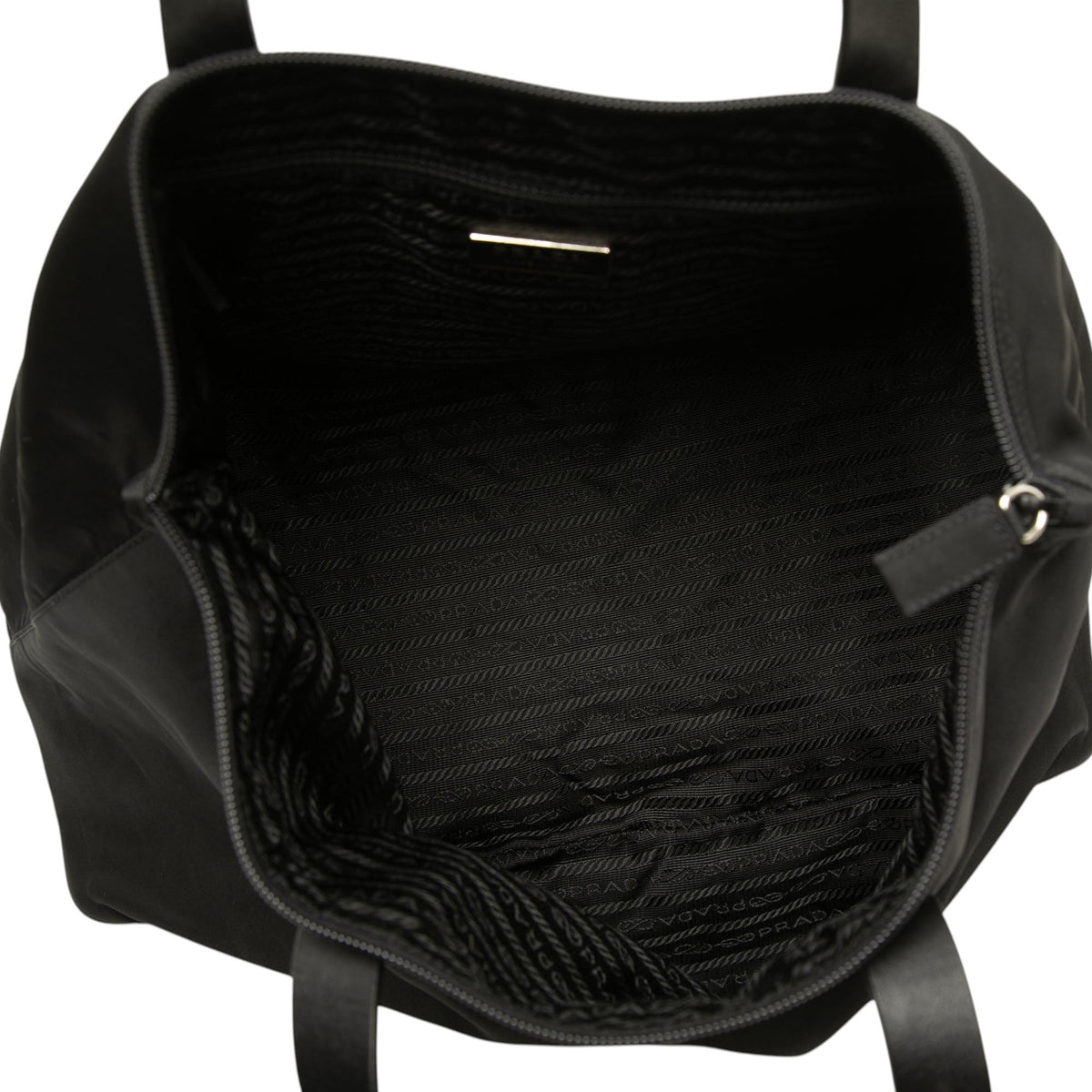 Prada Tessuto Tote — Black