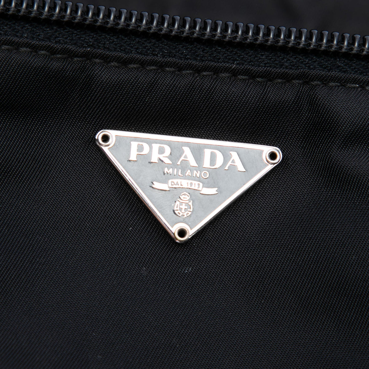 Prada Tessuto Vanity Bag — Black