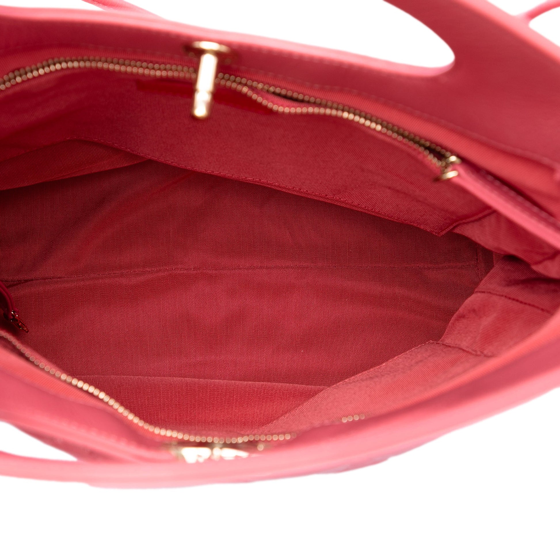 Chanel Small Quilted Shiny Aged Calfskin 31 Shopping Bag