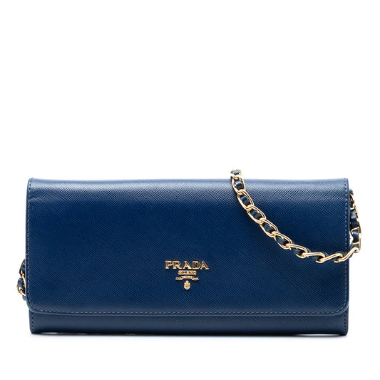 Prada Saffiano Wallet On Chain