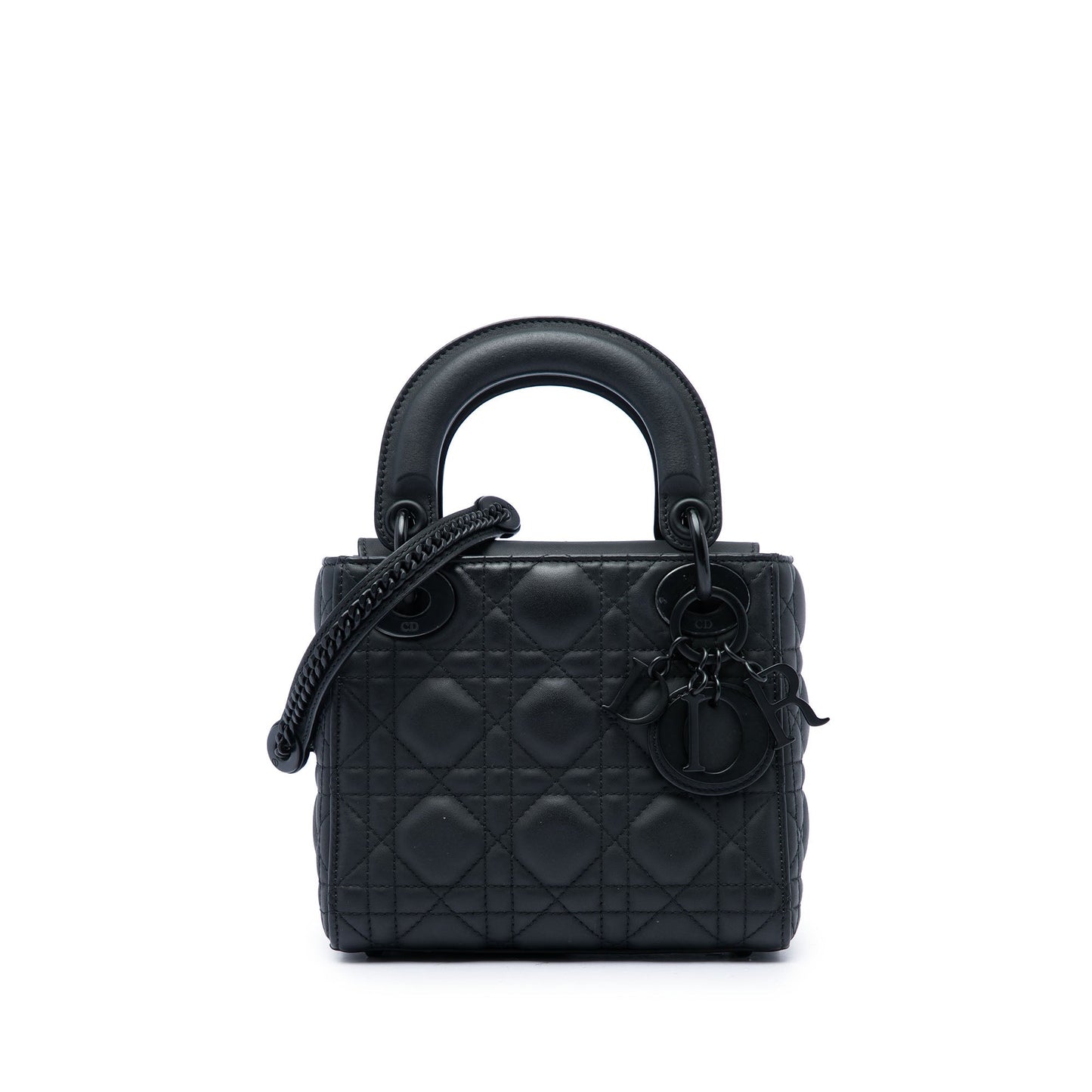 Dior Mini Ultra Matte Calfskin Cannage Lady Dior