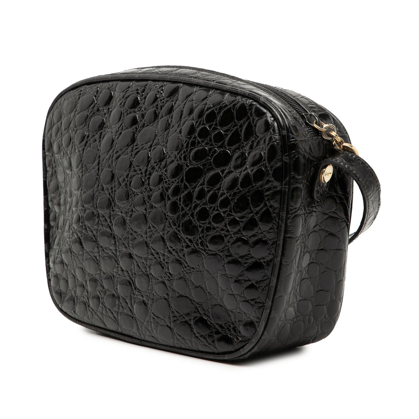 Leather Gancini Chain Crossbody