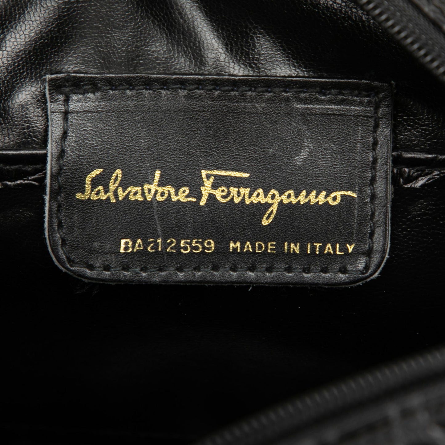 Leather Gancini Chain Crossbody