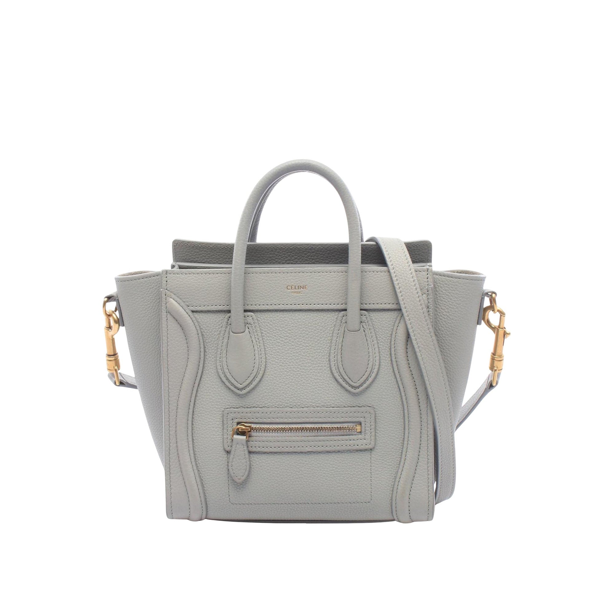 Celine Nano Leather Luggage Tote