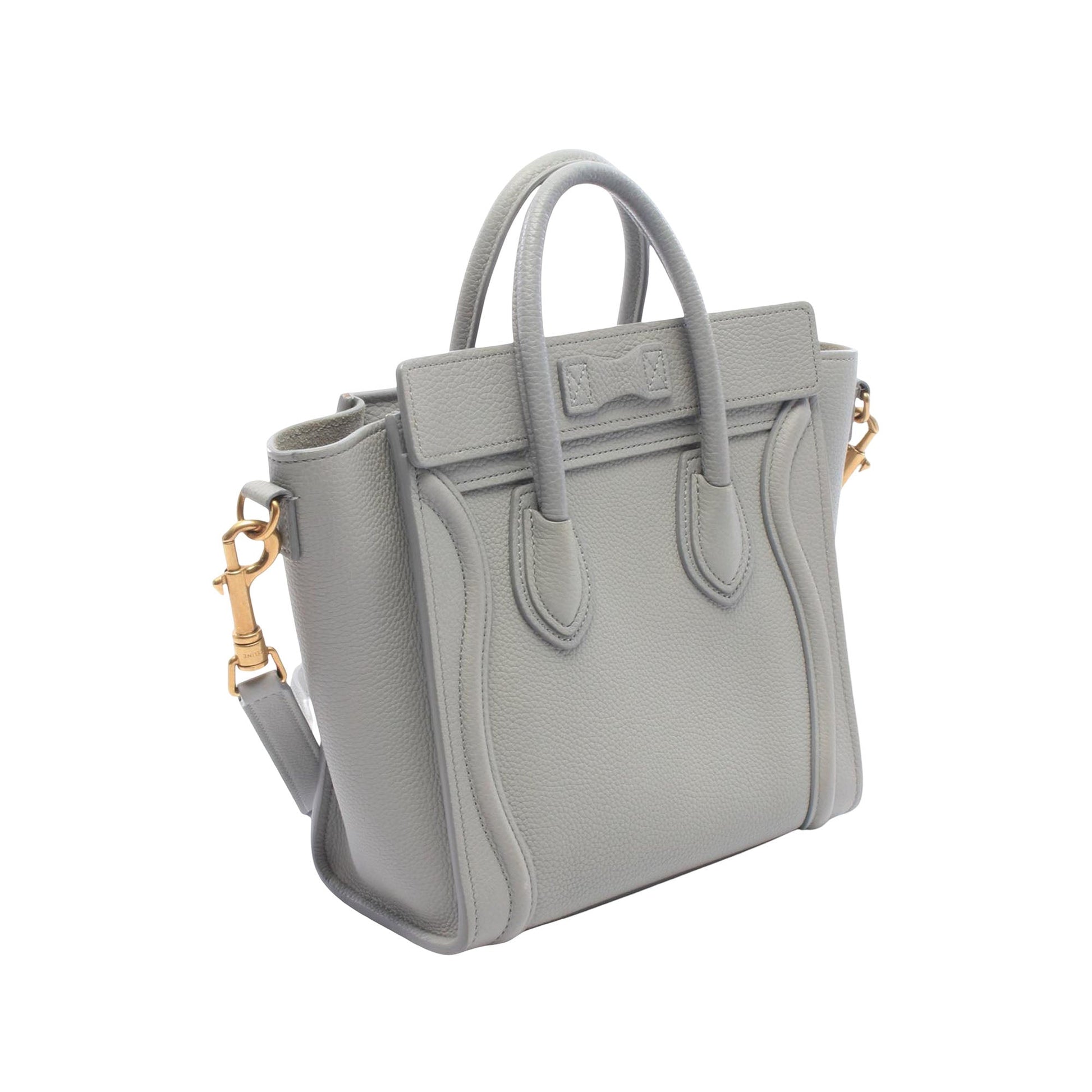 Celine Nano Leather Luggage Tote