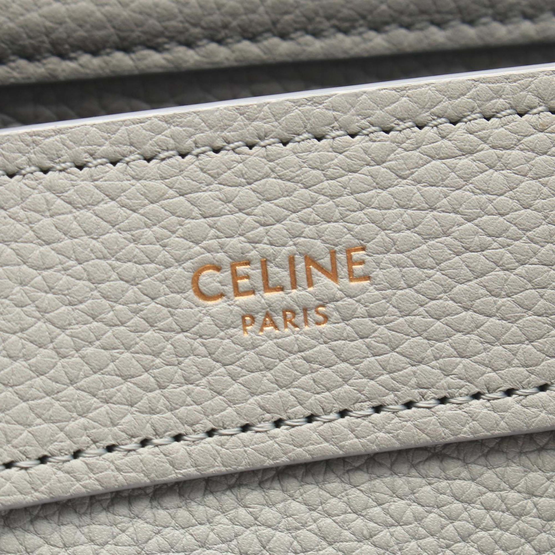 Celine Nano Leather Luggage Tote