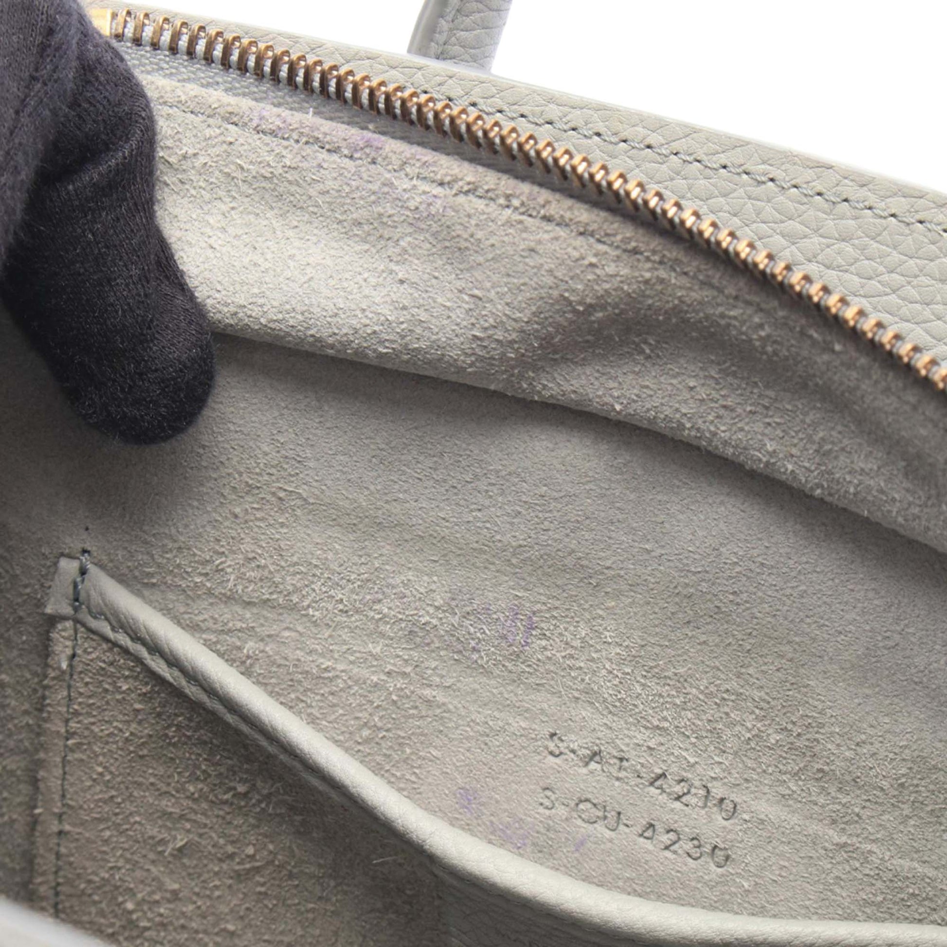 Celine Nano Leather Luggage Tote