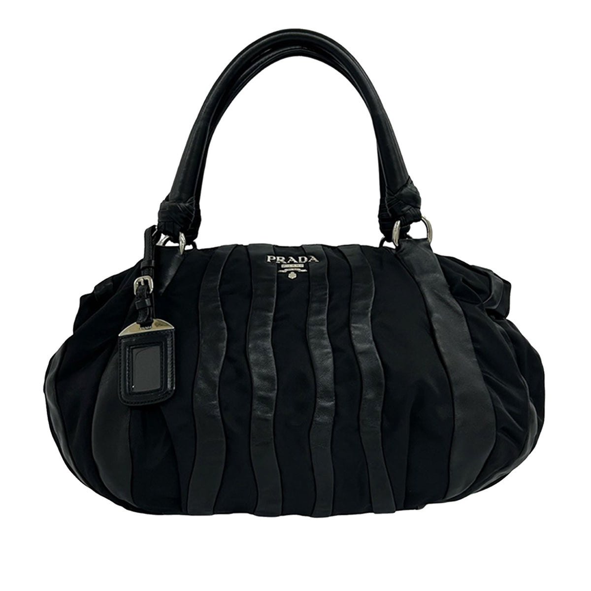 Prada Tessuto Nappa Waves Handbag