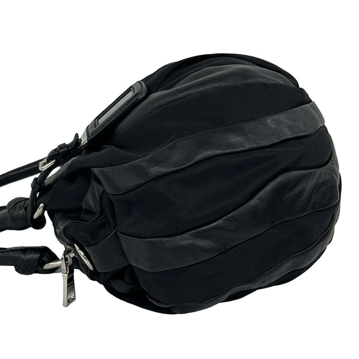 Prada Tessuto Nappa Waves Handbag