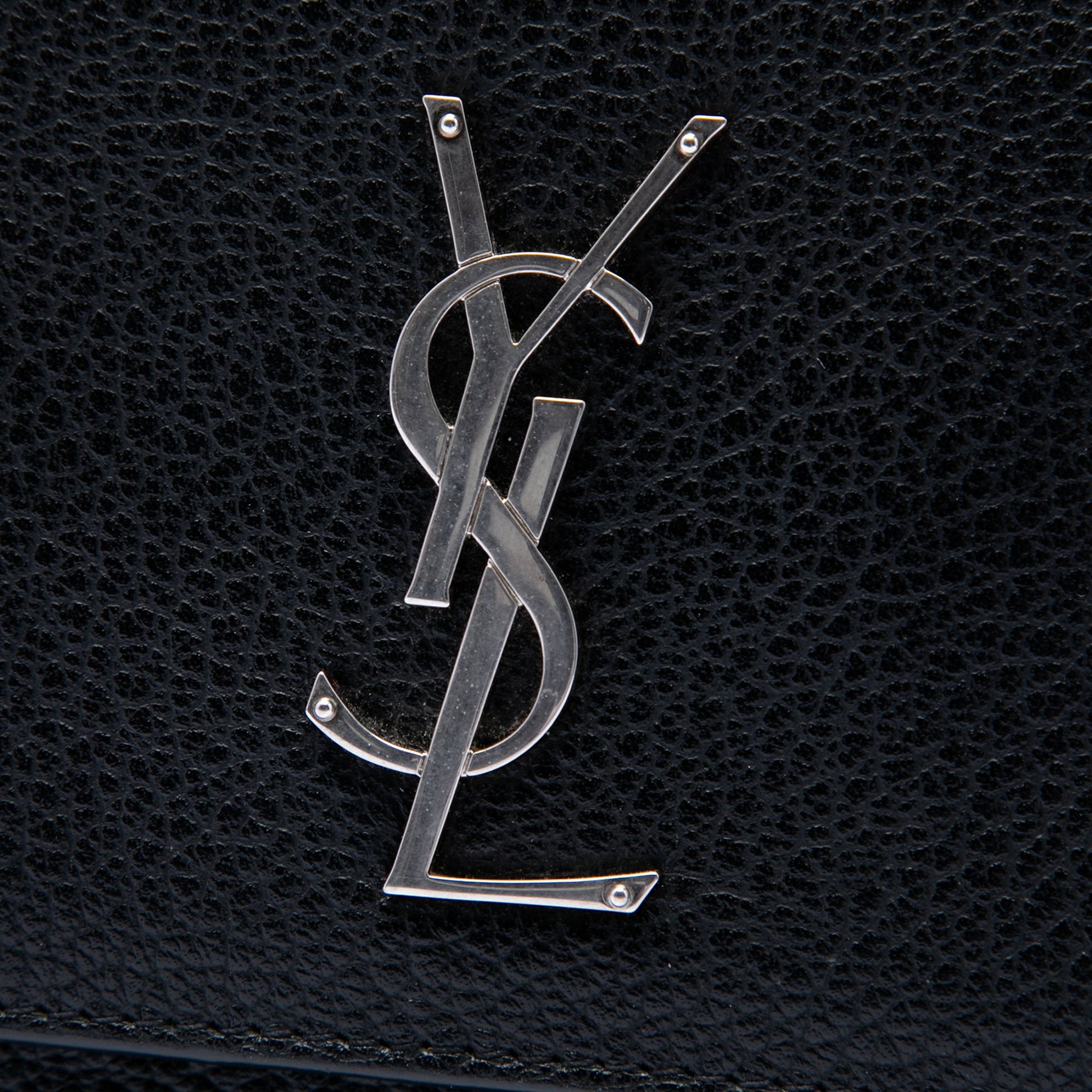 Saint Laurent Medium Grained Calfskin Monogram Sunset Crossbody