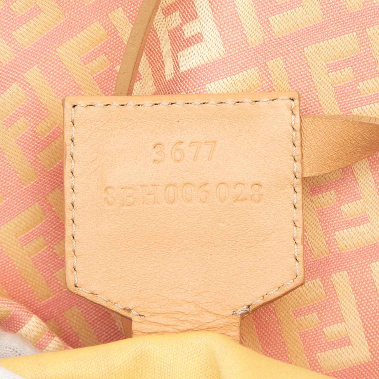 Fendi Zucchino Canvas Vertical Tote