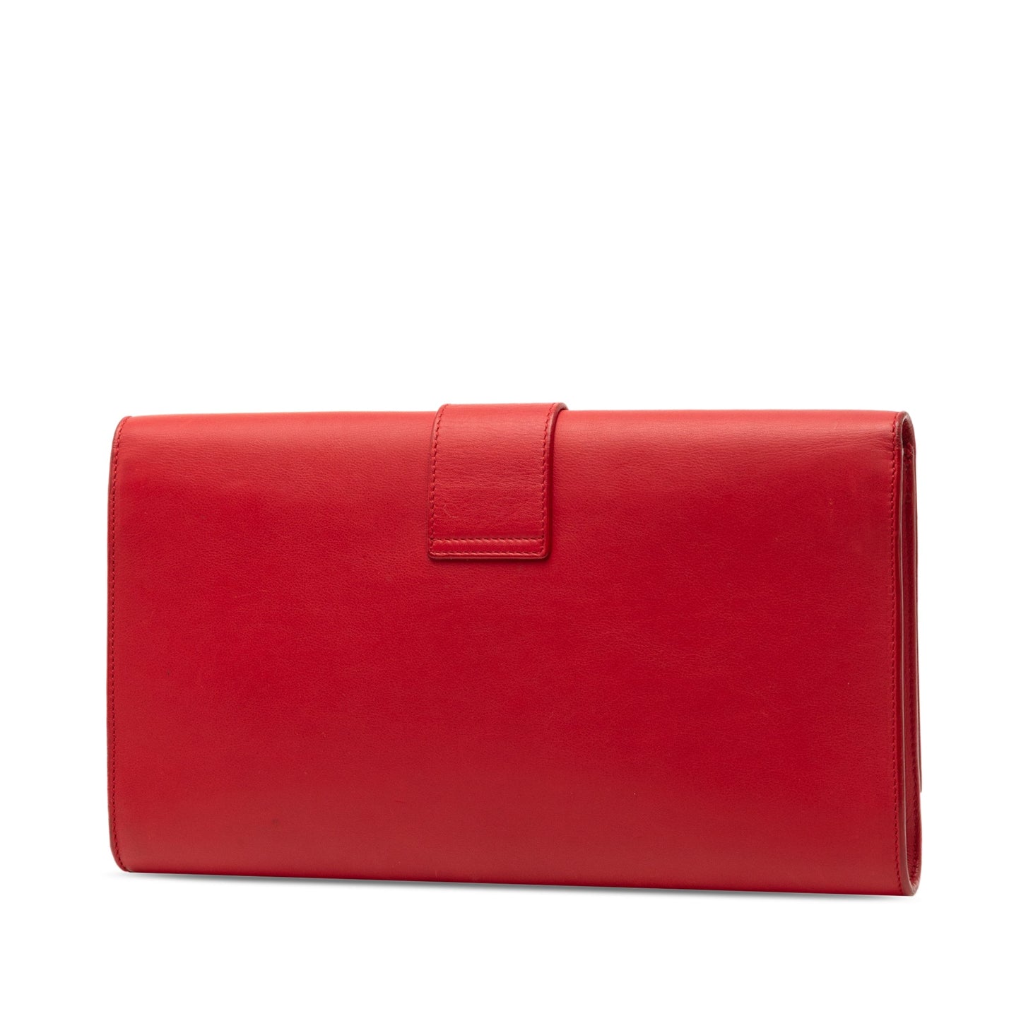 Saint Laurent Leather Chyc Ligne Clutch