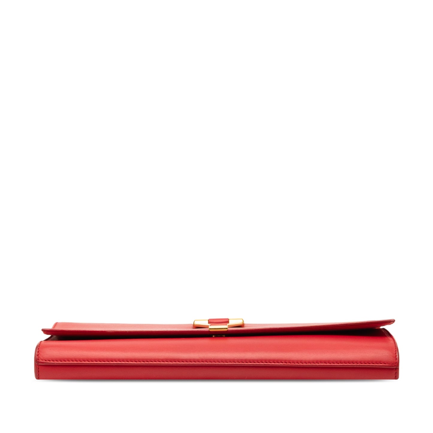Saint Laurent Leather Chyc Ligne Clutch
