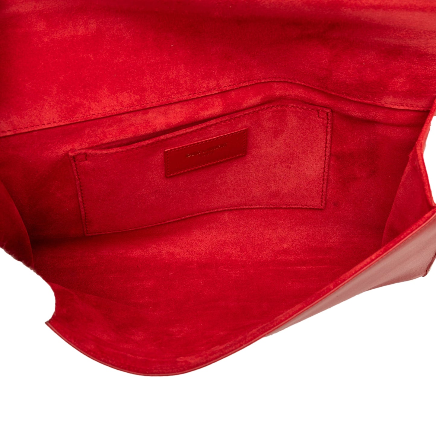 Saint Laurent Leather Chyc Ligne Clutch