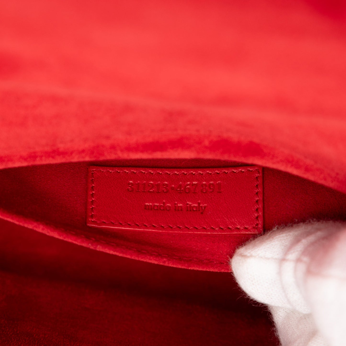 Saint Laurent Leather Chyc Ligne Clutch