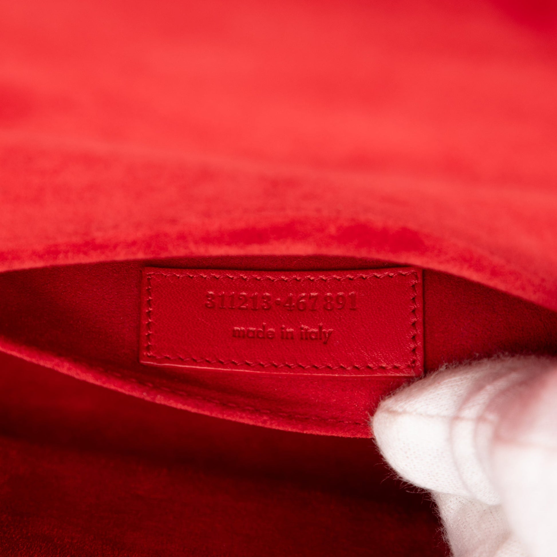 Saint Laurent Leather Chyc Ligne Clutch