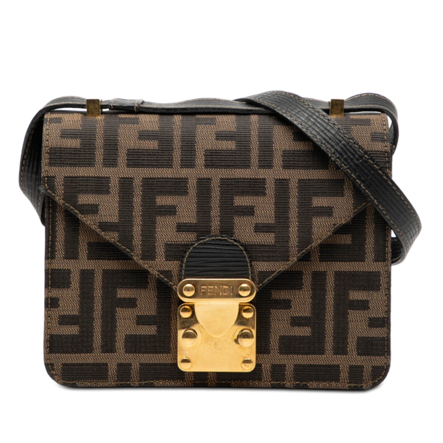 Fendi Zucca Canvas Flap Crossbody