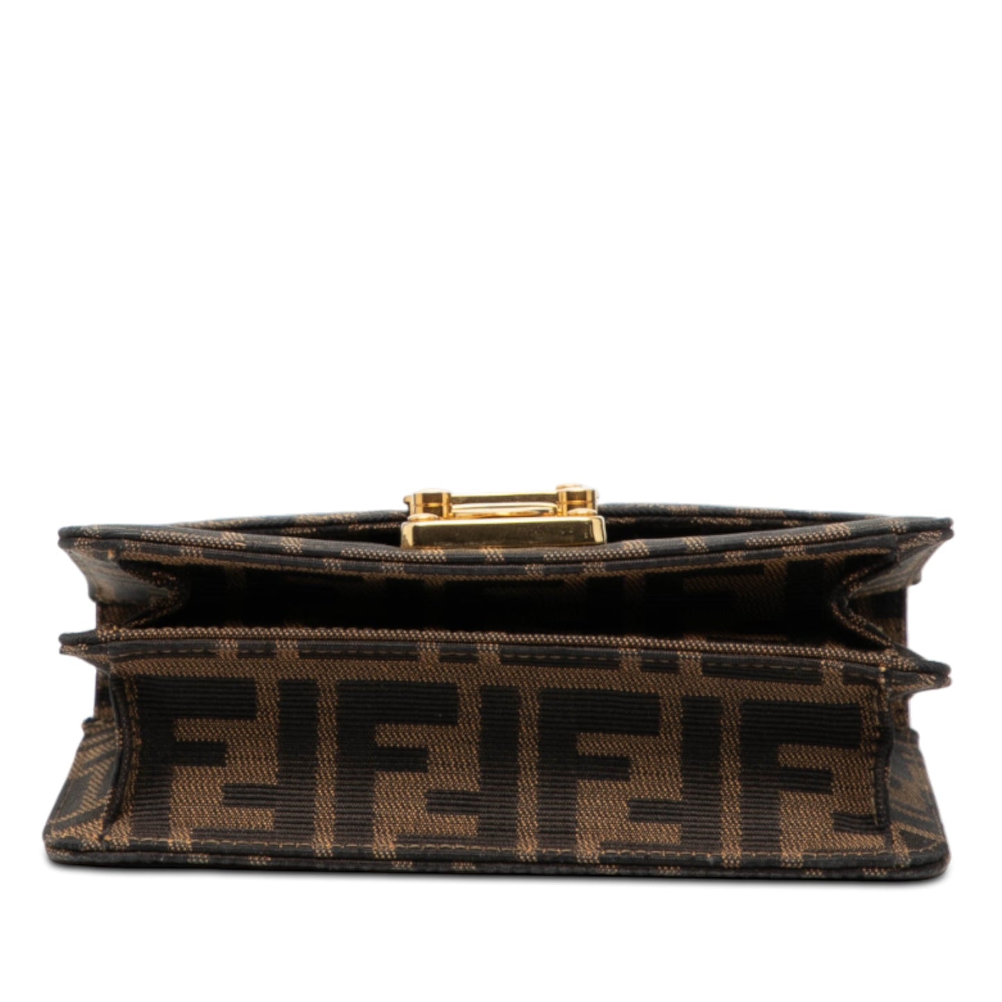 Fendi Zucca Canvas Flap Crossbody