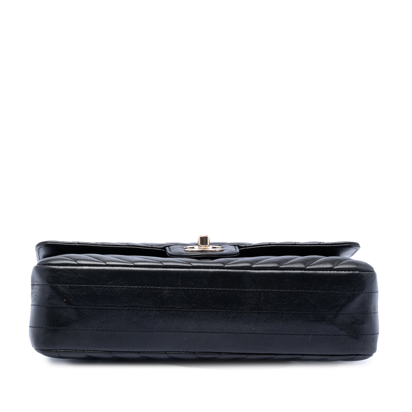 Chanel Medium Classic Chevron Lambskin Double Flap