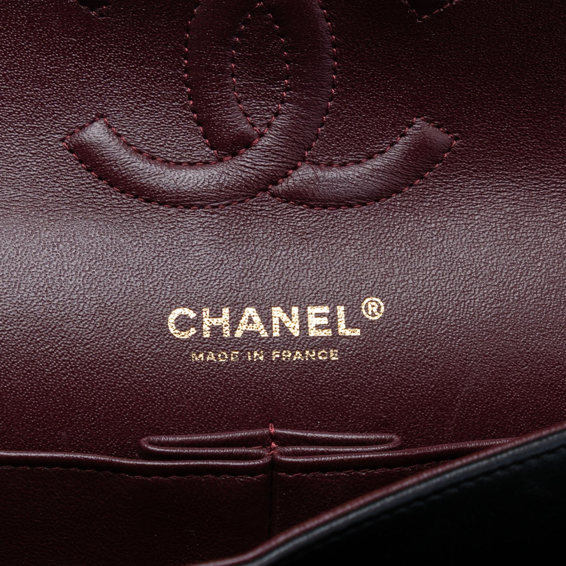 Chanel Medium Classic Chevron Lambskin Double Flap