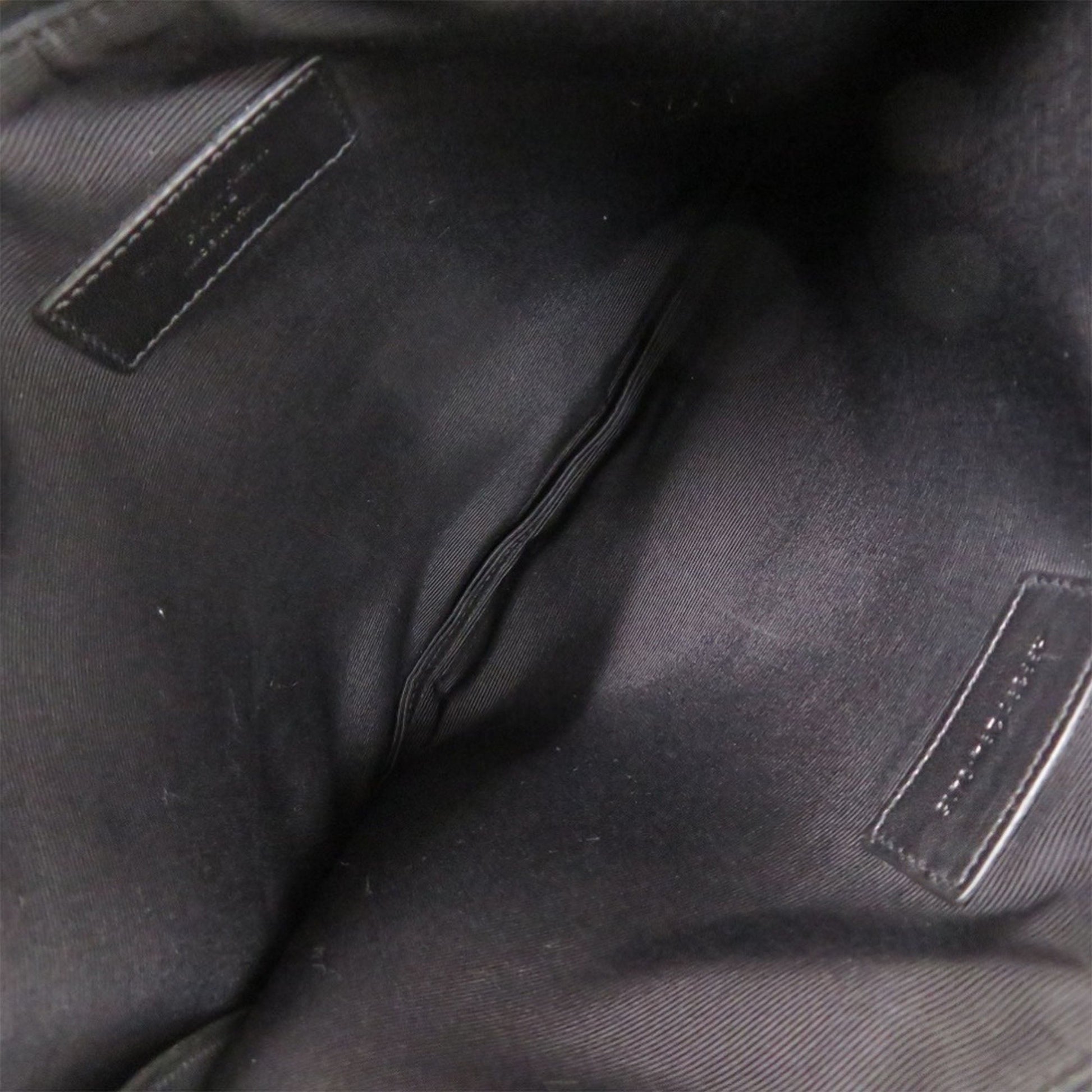 Saint Laurent Canvas Skull Print Zip Clutch