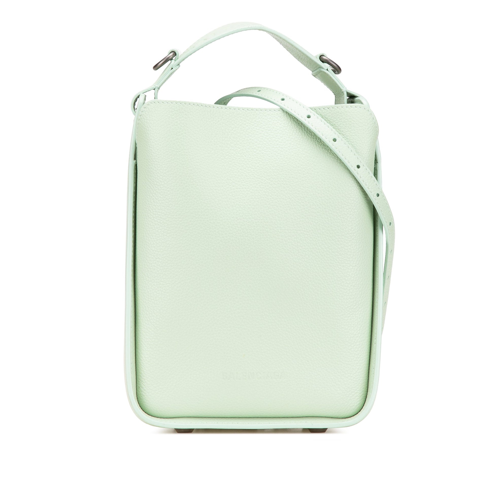 Balenciaga Pebbled Calfskin Tool 2.0 North South XS Tote