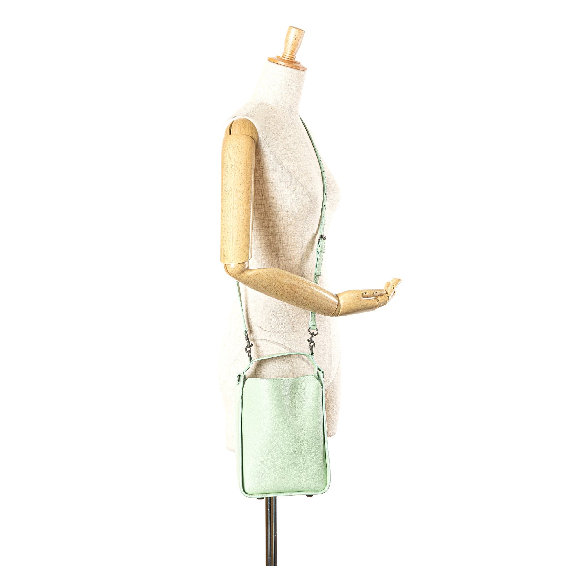 Balenciaga Pebbled Calfskin Tool 2.0 North South XS Tote