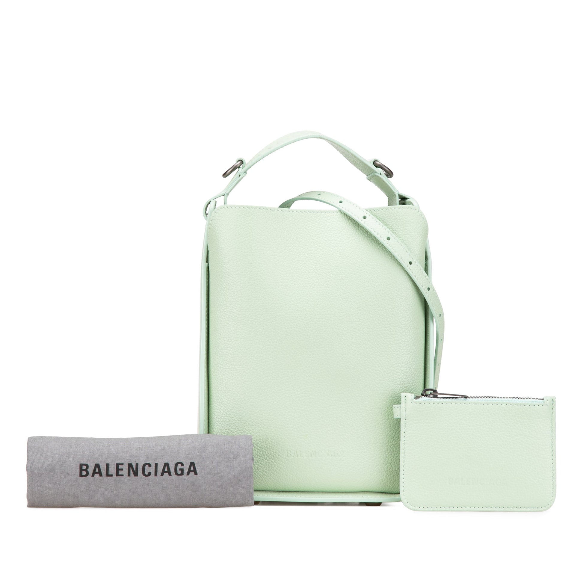 Balenciaga Pebbled Calfskin Tool 2.0 North South XS Tote