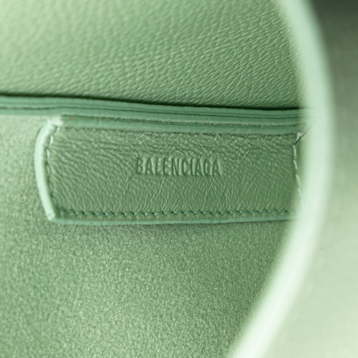 Balenciaga Pebbled Calfskin Tool 2.0 North South XS Tote
