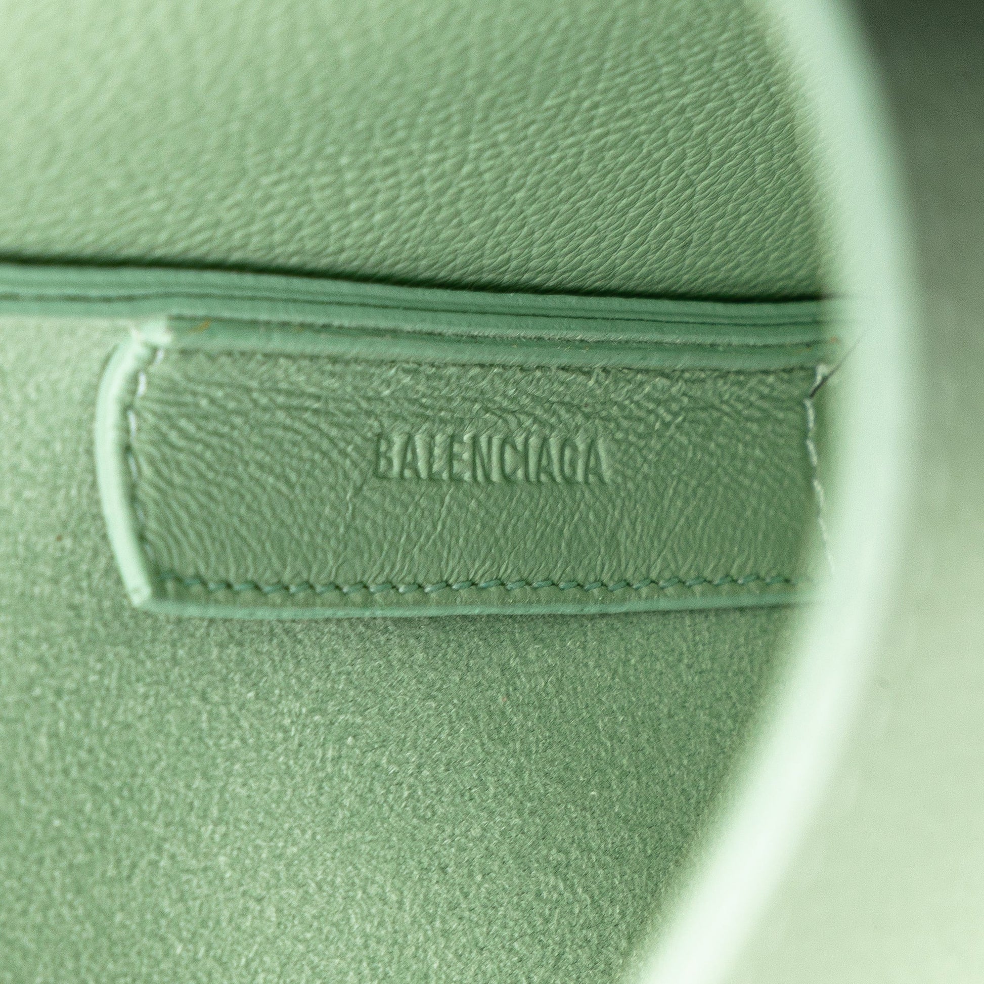 Balenciaga Pebbled Calfskin Tool 2.0 North South XS Tote