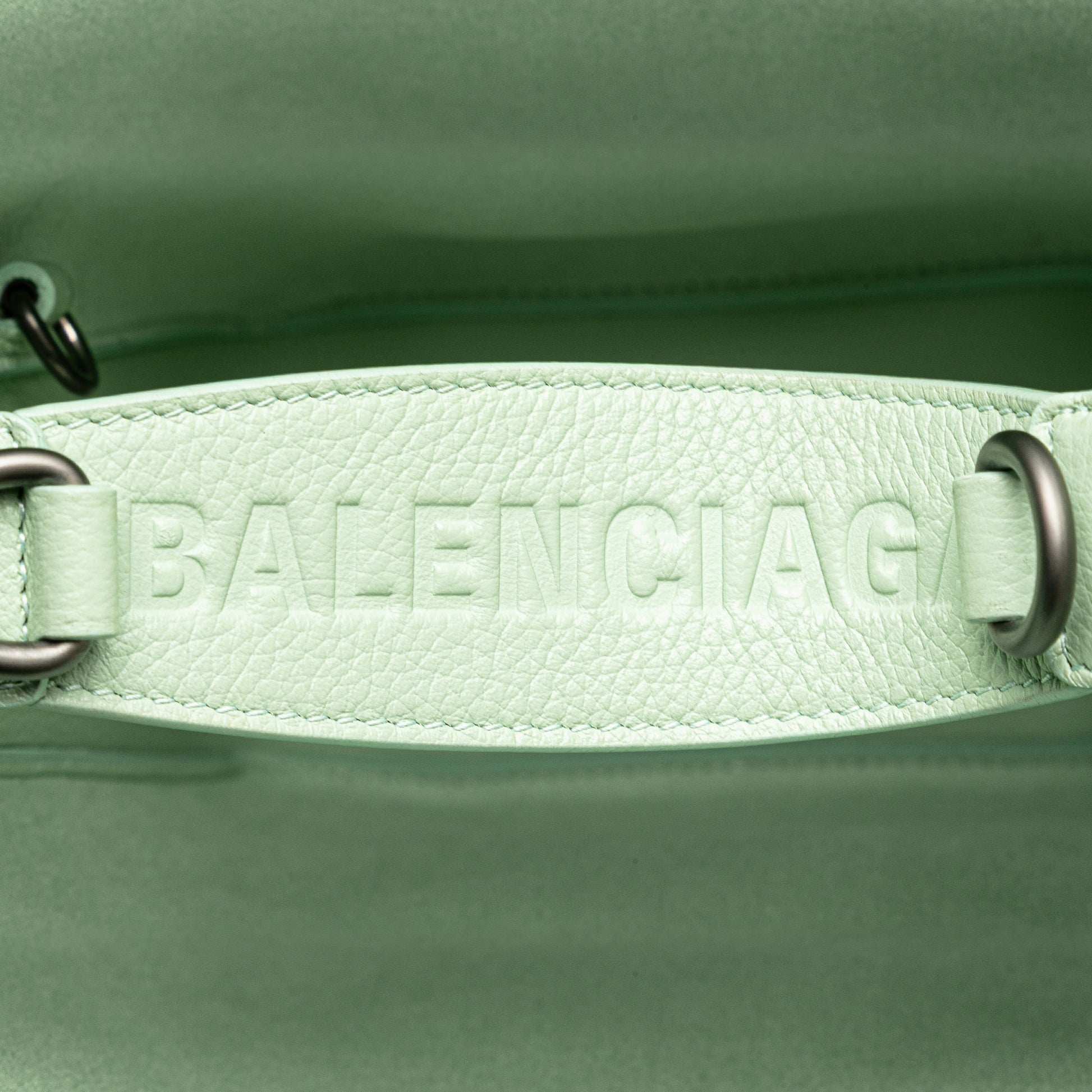 Balenciaga Pebbled Calfskin Tool 2.0 North South XS Tote