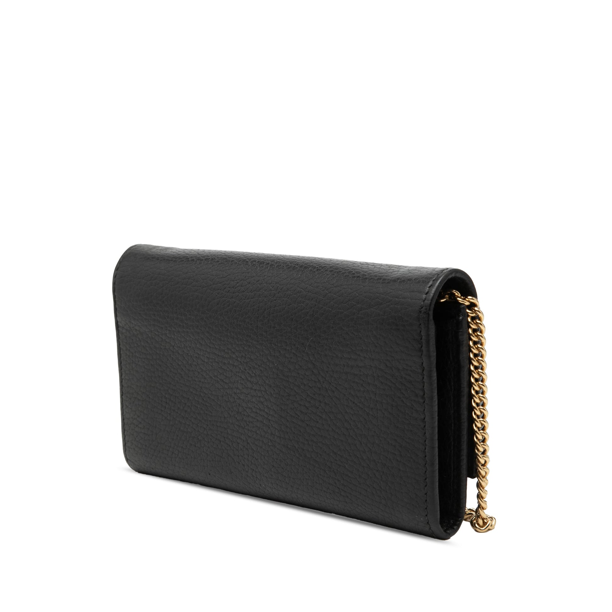 GG Marmont Leather Wallet on Chain