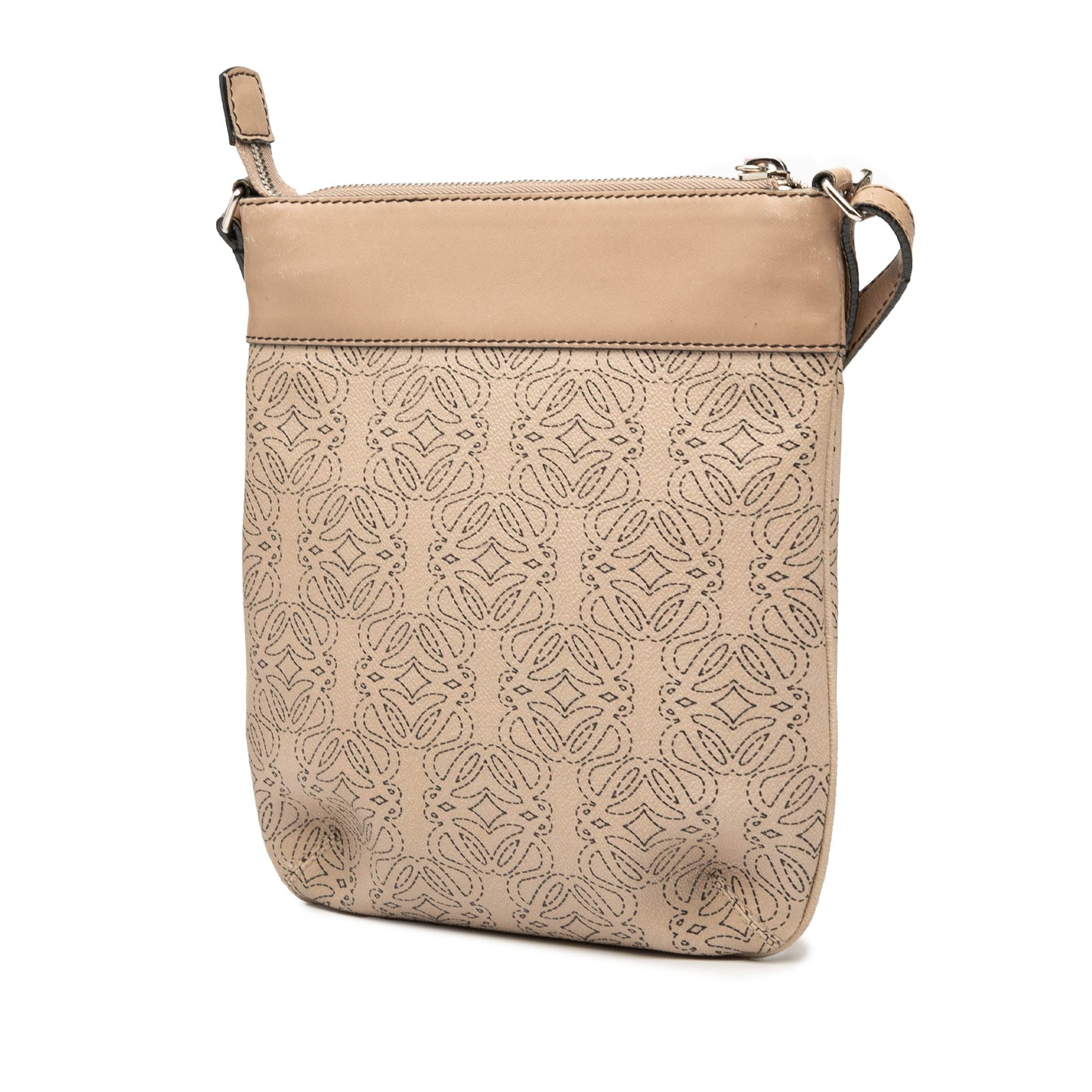 LOEWE PVC and Leather Anagram Crossbody