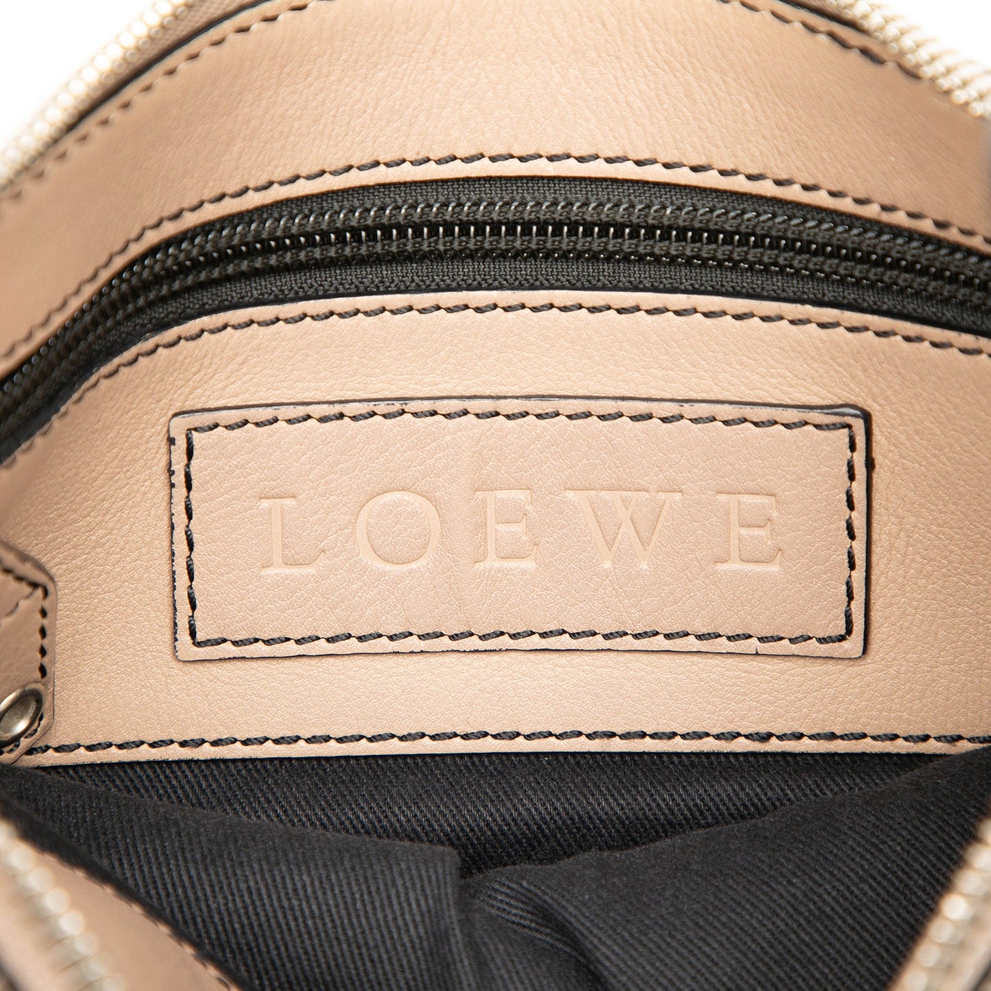 LOEWE PVC and Leather Anagram Crossbody