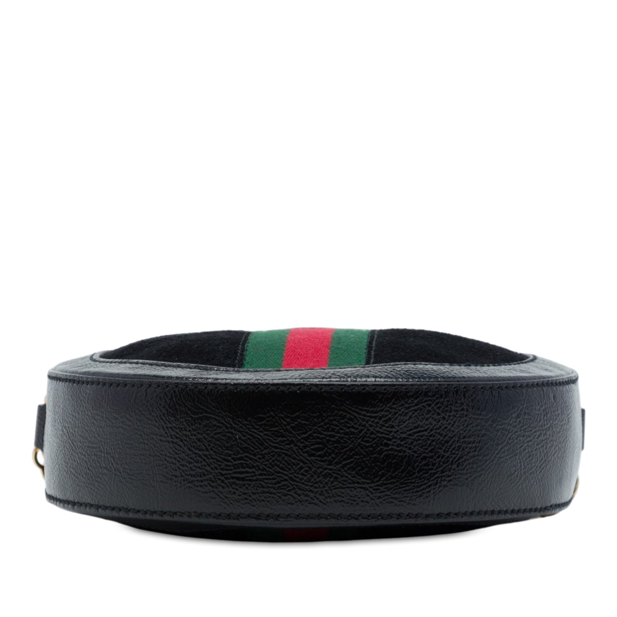 Gucci Mini Suede Web Ophidia Round Crossbody