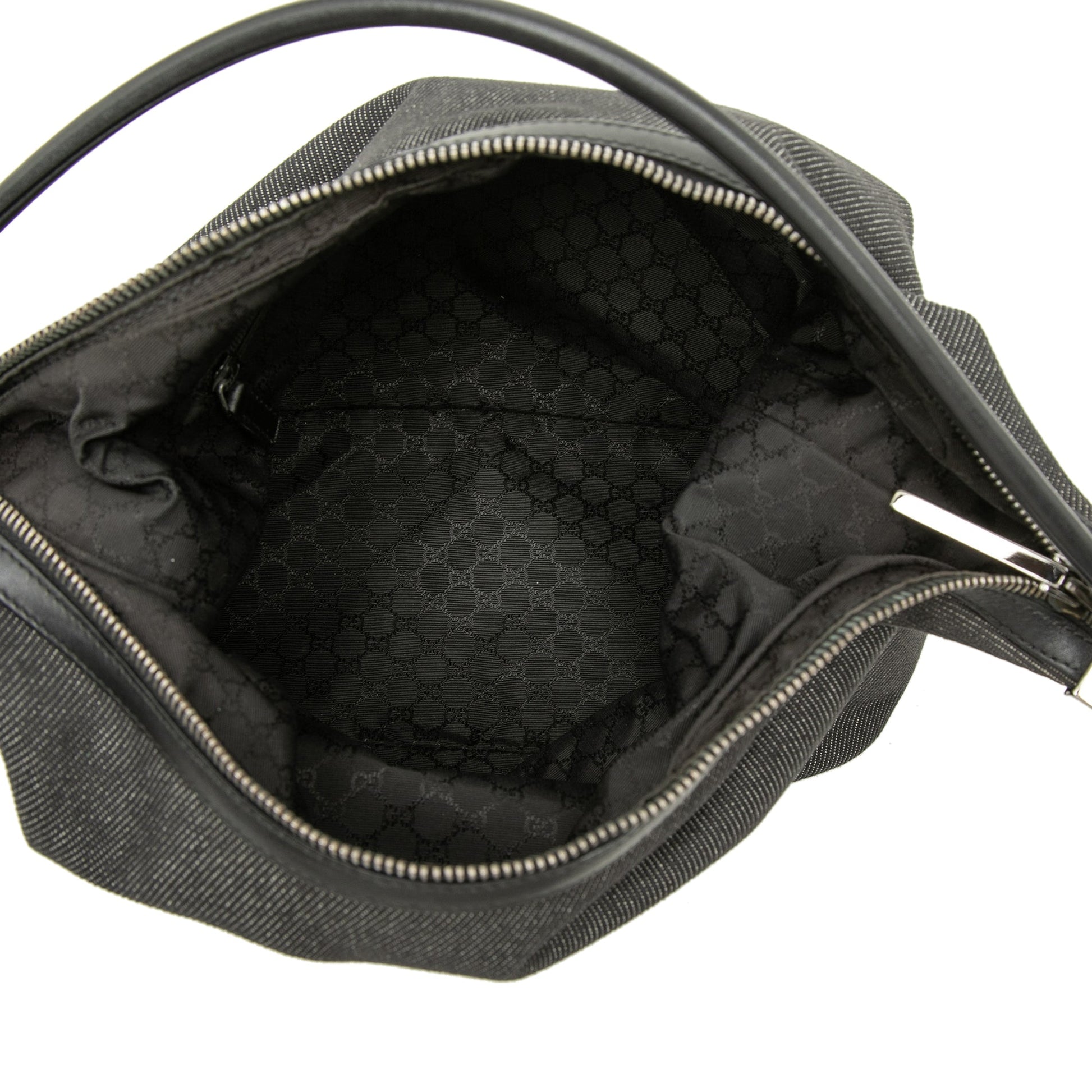 Gucci Denim Web Shoulder Bag