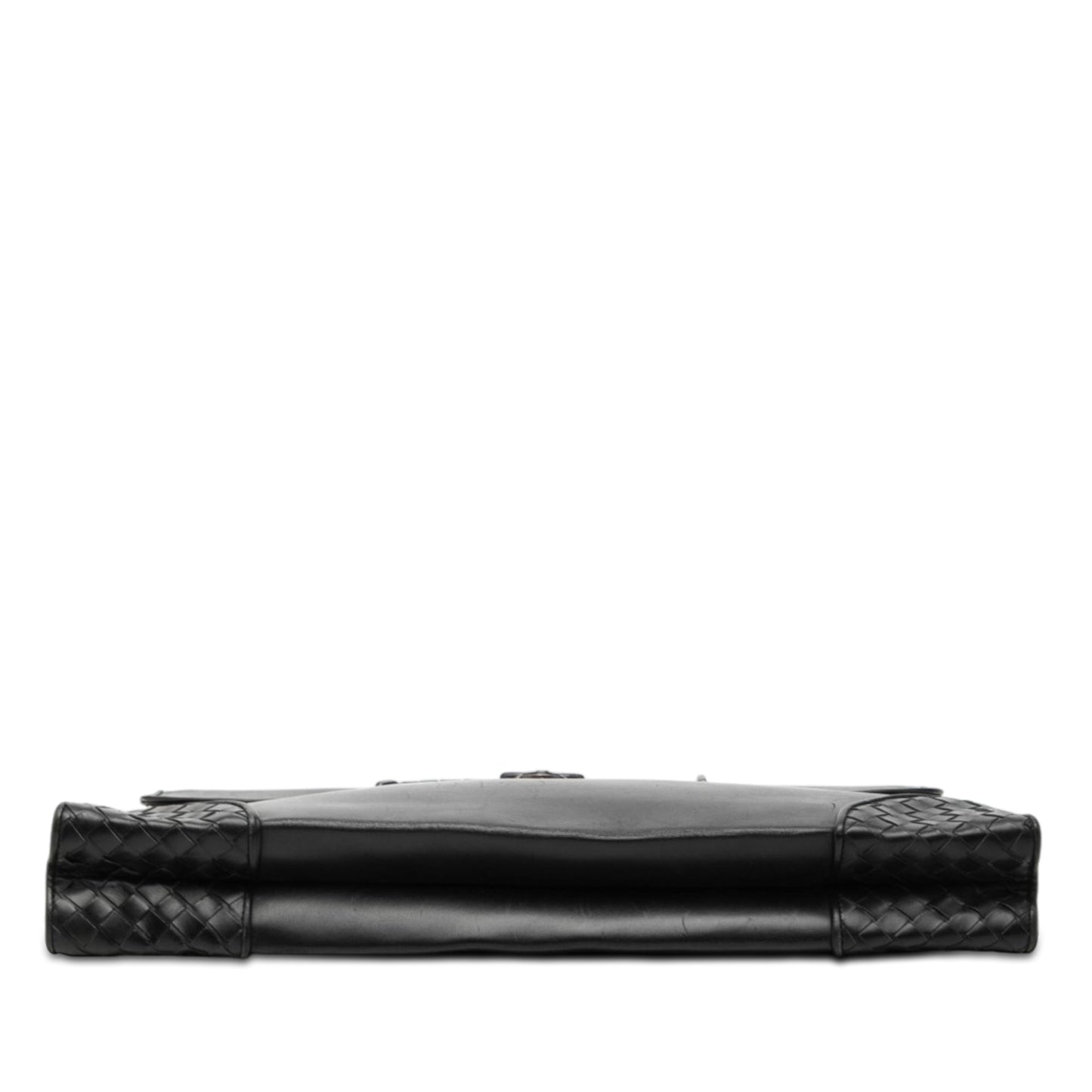 Bottega Veneta Intrecciato Trimmed Leather Business Bag