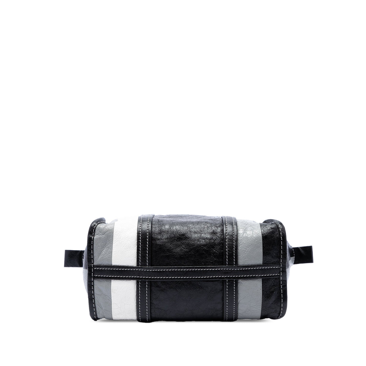 Balenciaga Lambskin Bazar Shopper Satchel S — Black