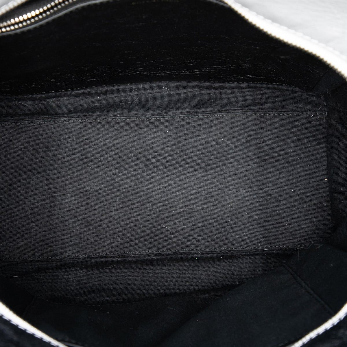 Balenciaga Lambskin Bazar Shopper Satchel S — Black