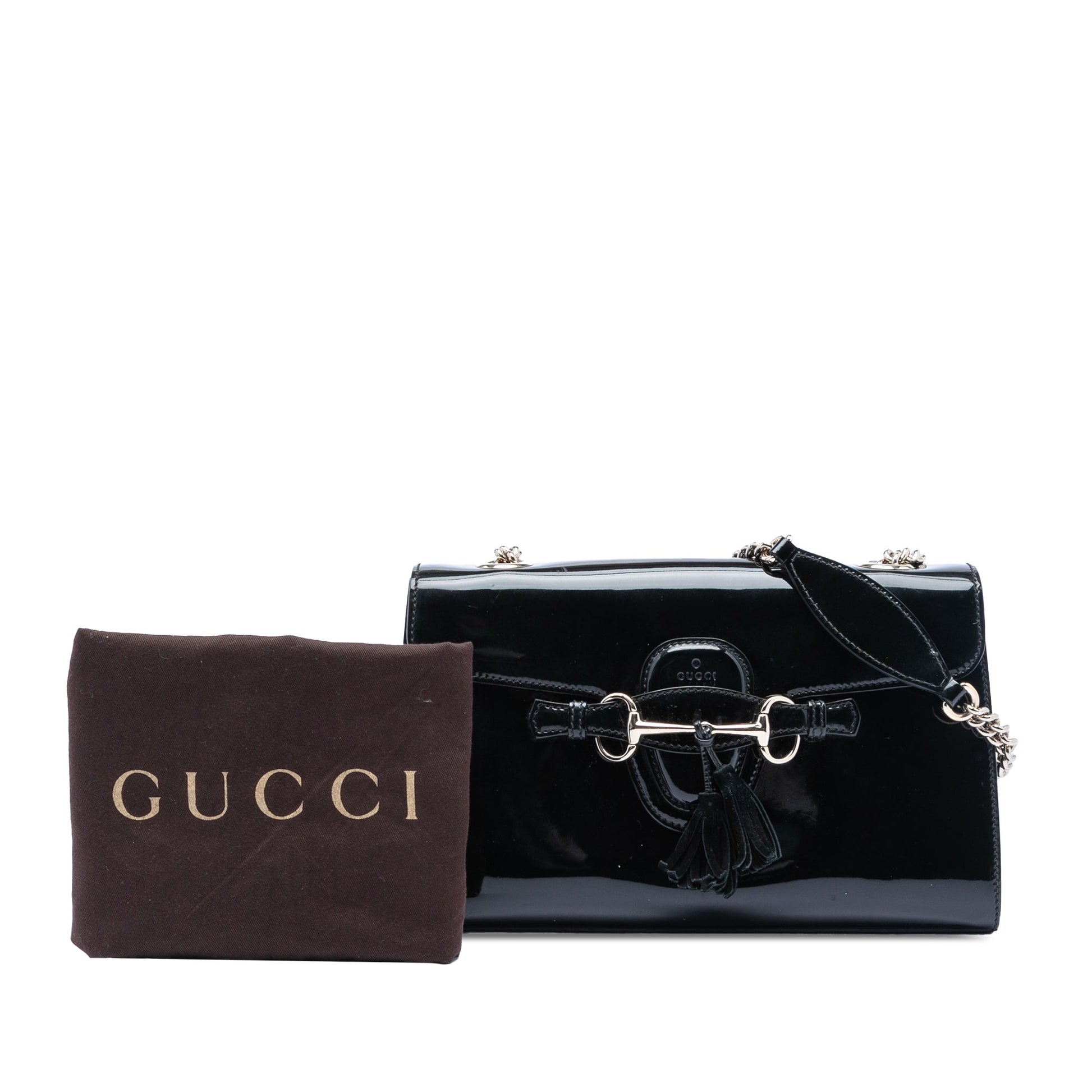Gucci Medium Patent Emily Shoulder Bag