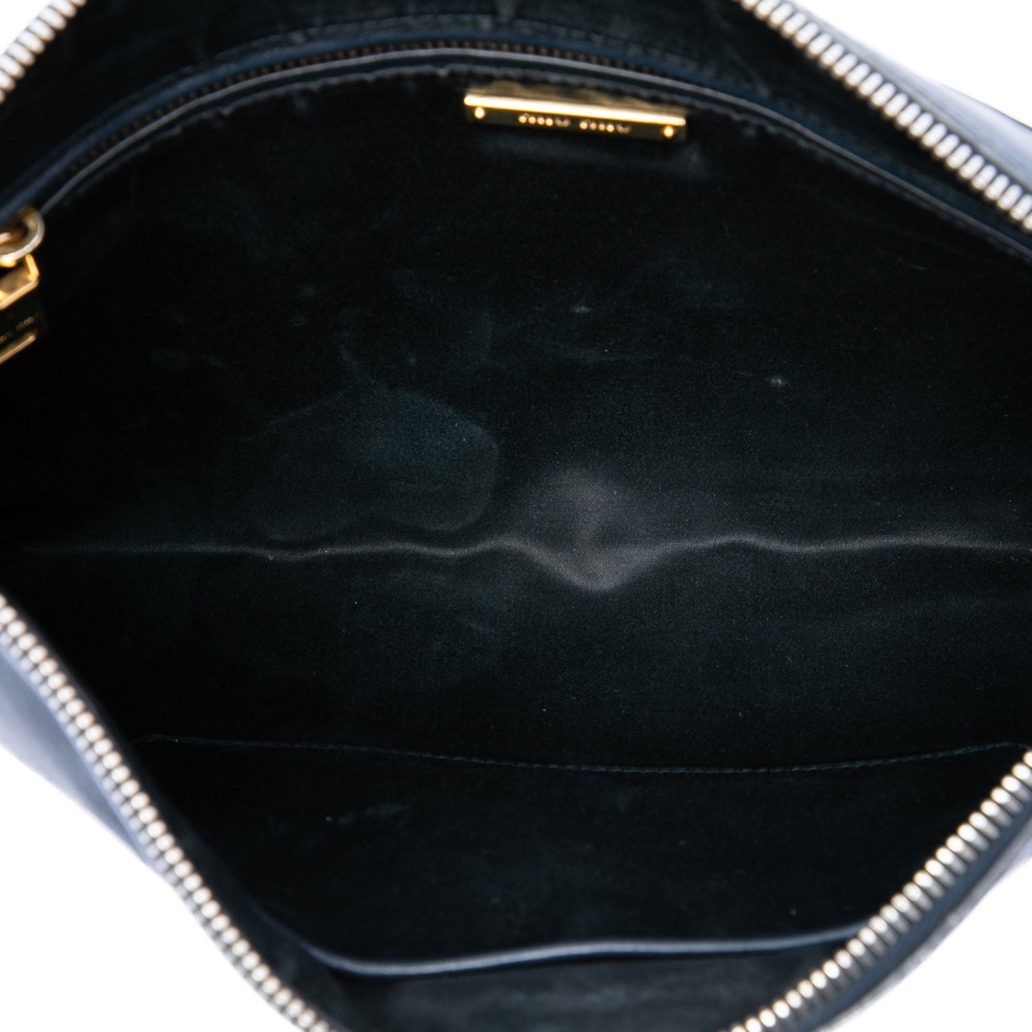 Miu Miu Studded Leather Zip Clutch