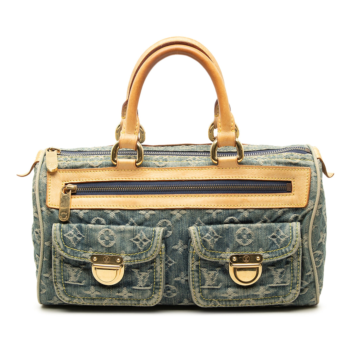 Louis Vuitton Monogram Denim Neo Speedy 30 — Blue