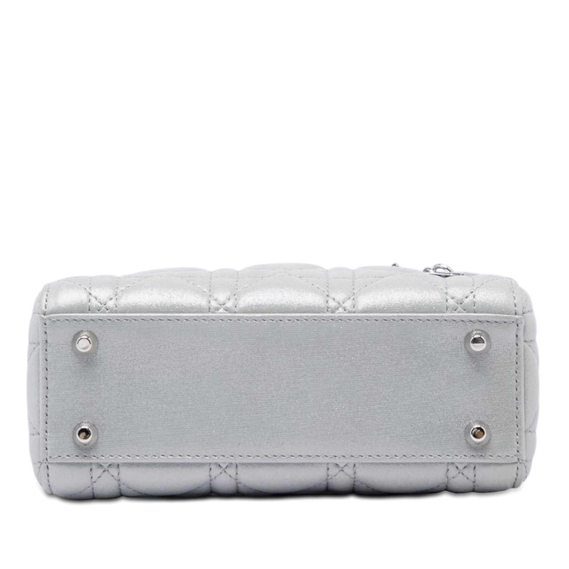 Dior Mini Iridescent Lambskin Cannage Lady Dior
