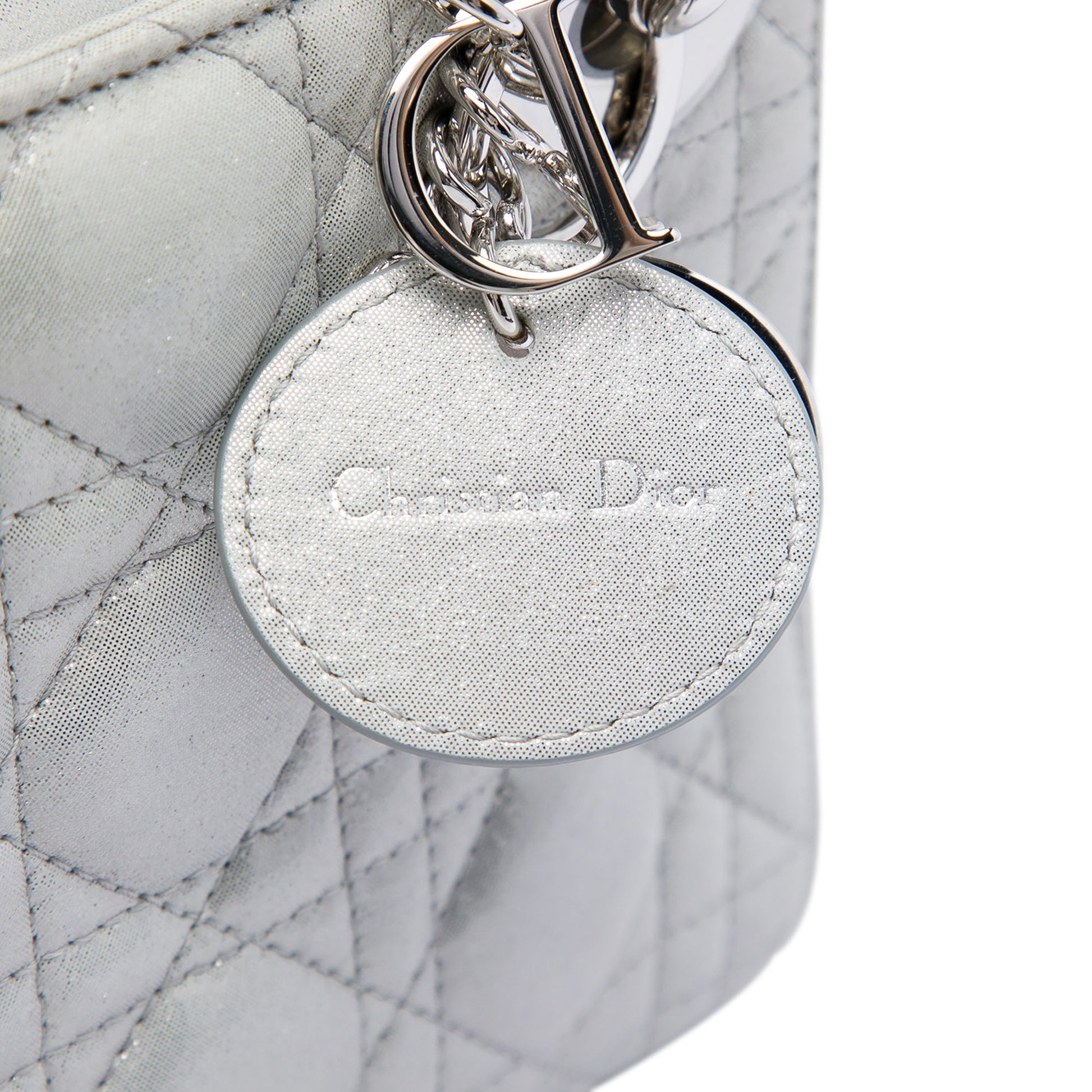 Dior Mini Iridescent Lambskin Cannage Lady Dior